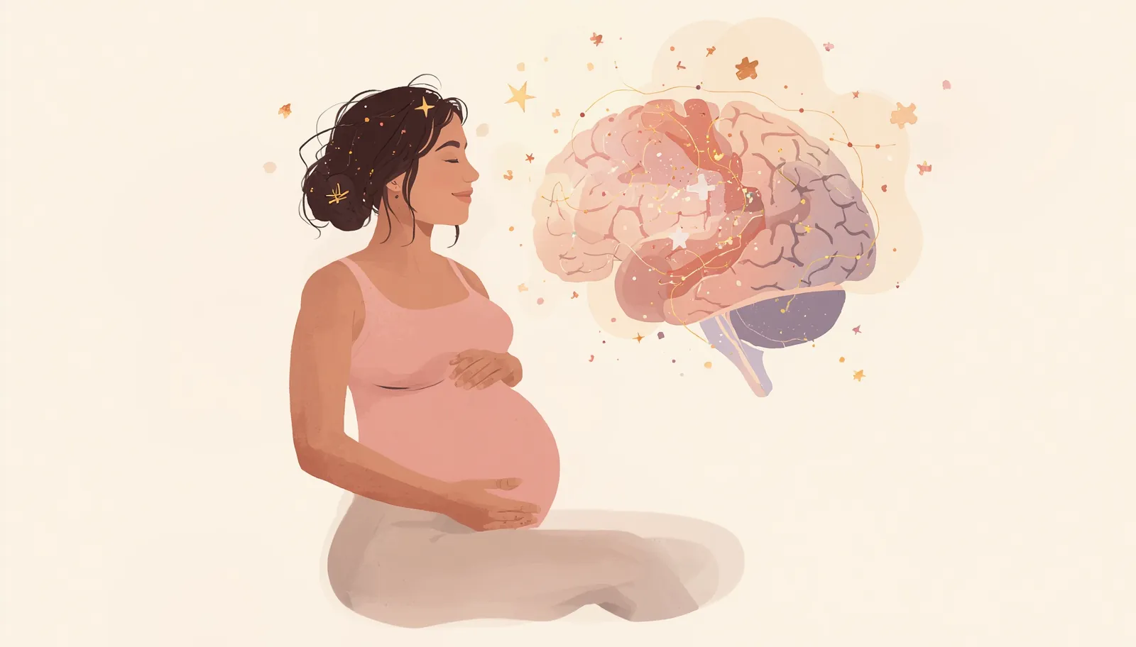 Hormonas del embarazo que afectan la memoria: progesterona, estrógeno y oxitocina